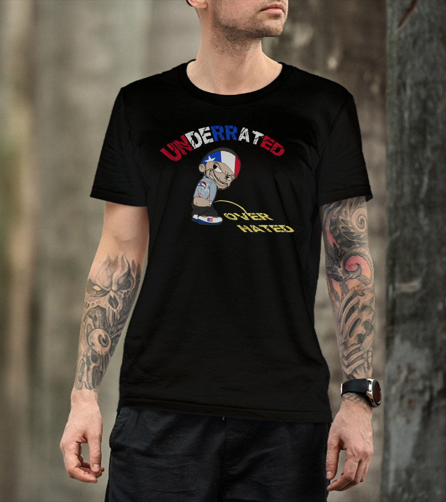 Underrated Over Hated Flag Character Street T-Shirt