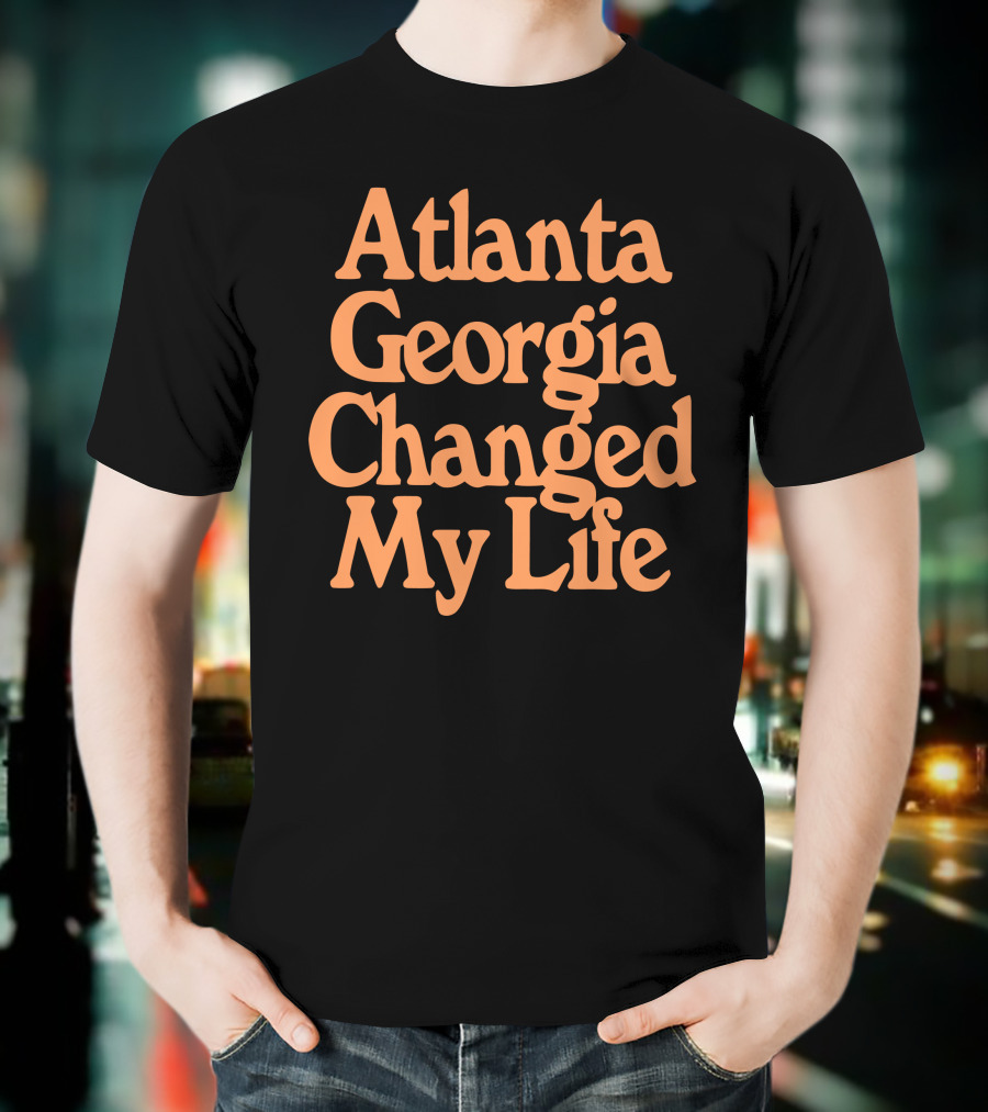 Atlanta Hawks Atlanta Georgia Changed My Life T-Shirt