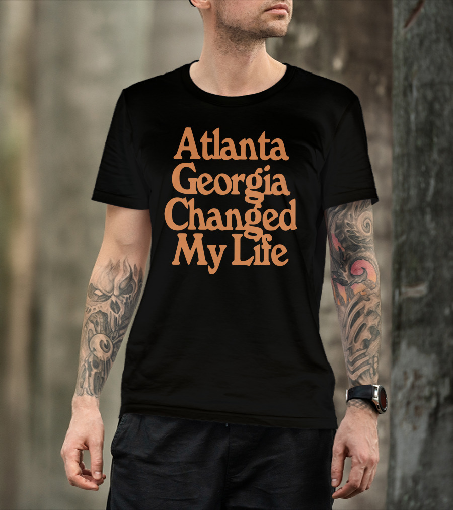 Atlanta Hawks Atlanta Georgia Changed My Life T-Shirt
