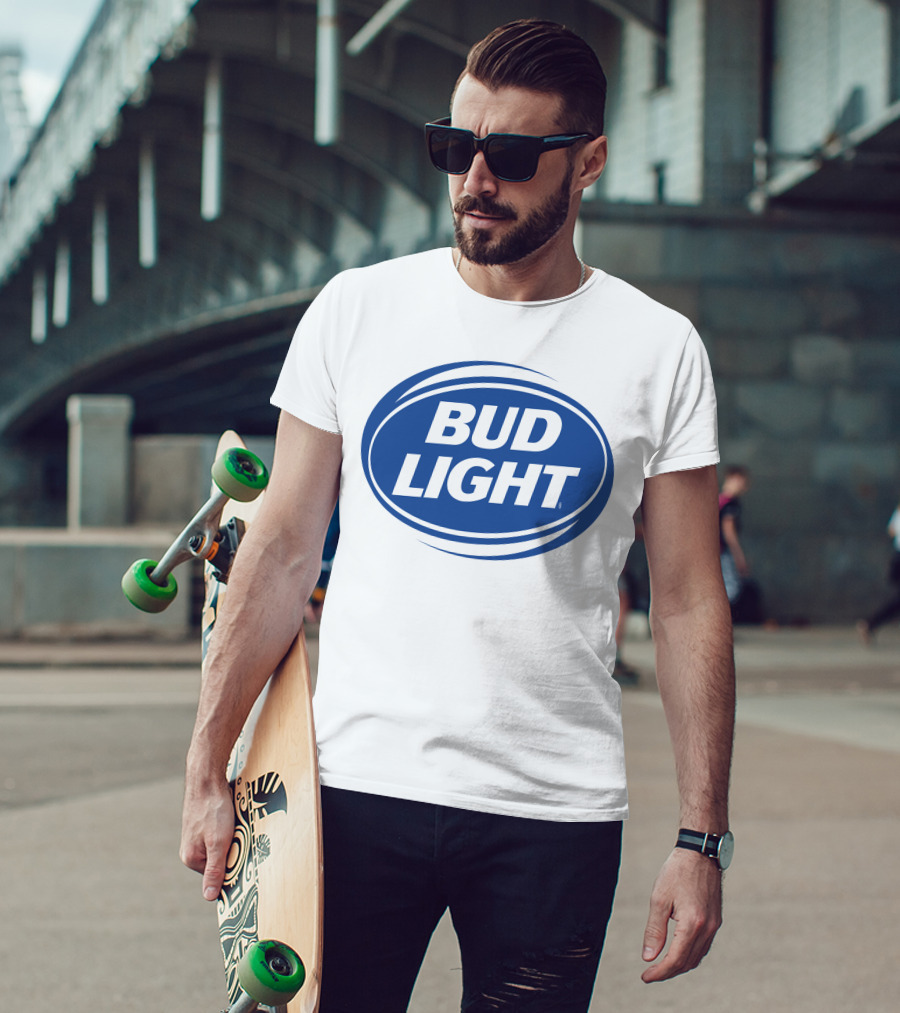 Bud Light Classic Blue Oval T-Shirt