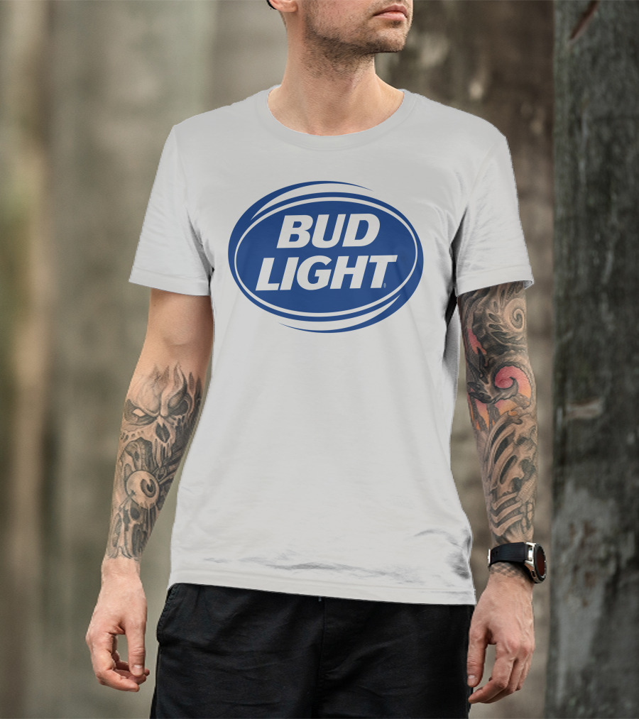 Bud Light Classic Blue Oval T-Shirt