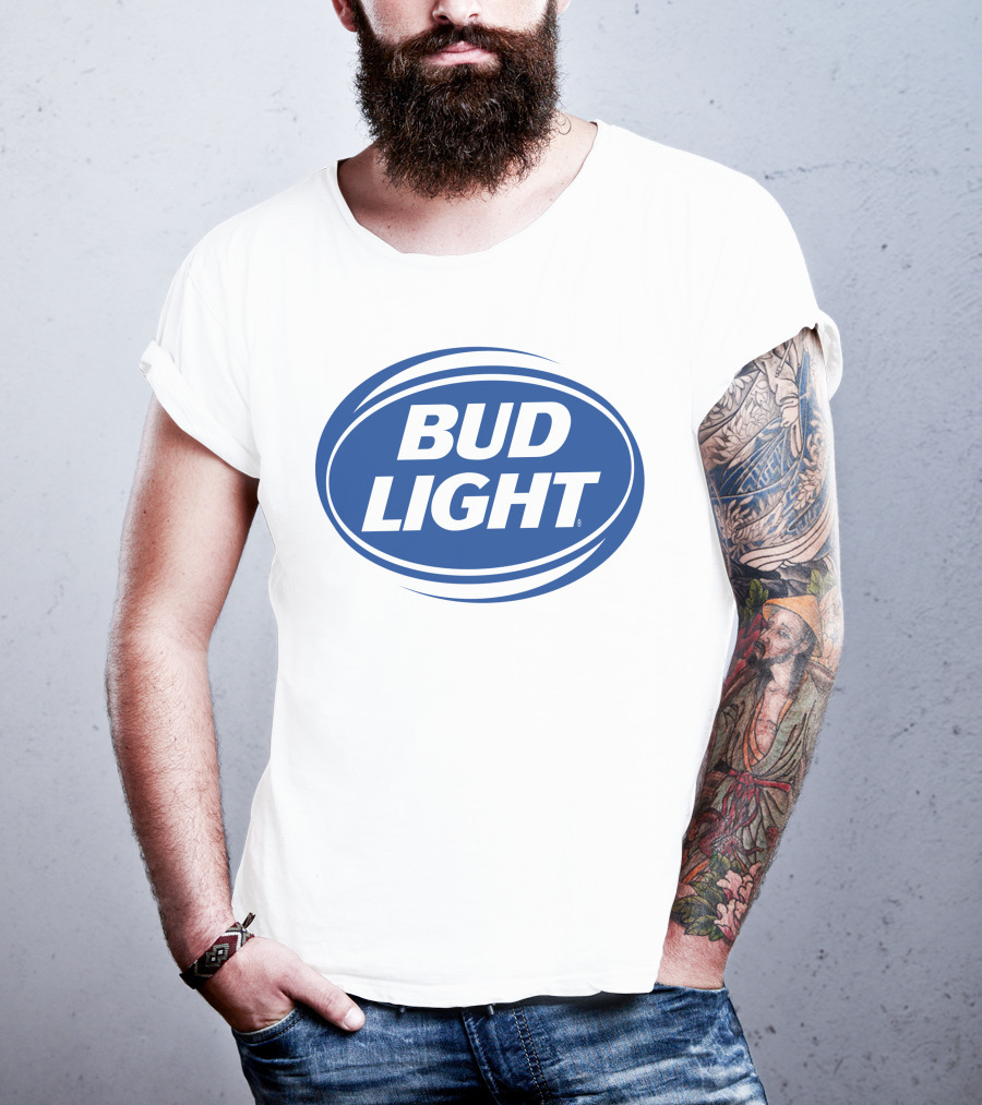 Bud Light Classic Blue Oval T-Shirt