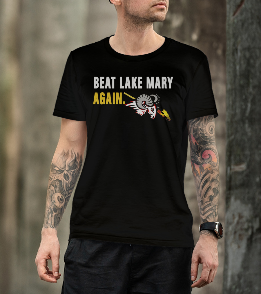 Beat Lake Mary Rams Again T-Shirt