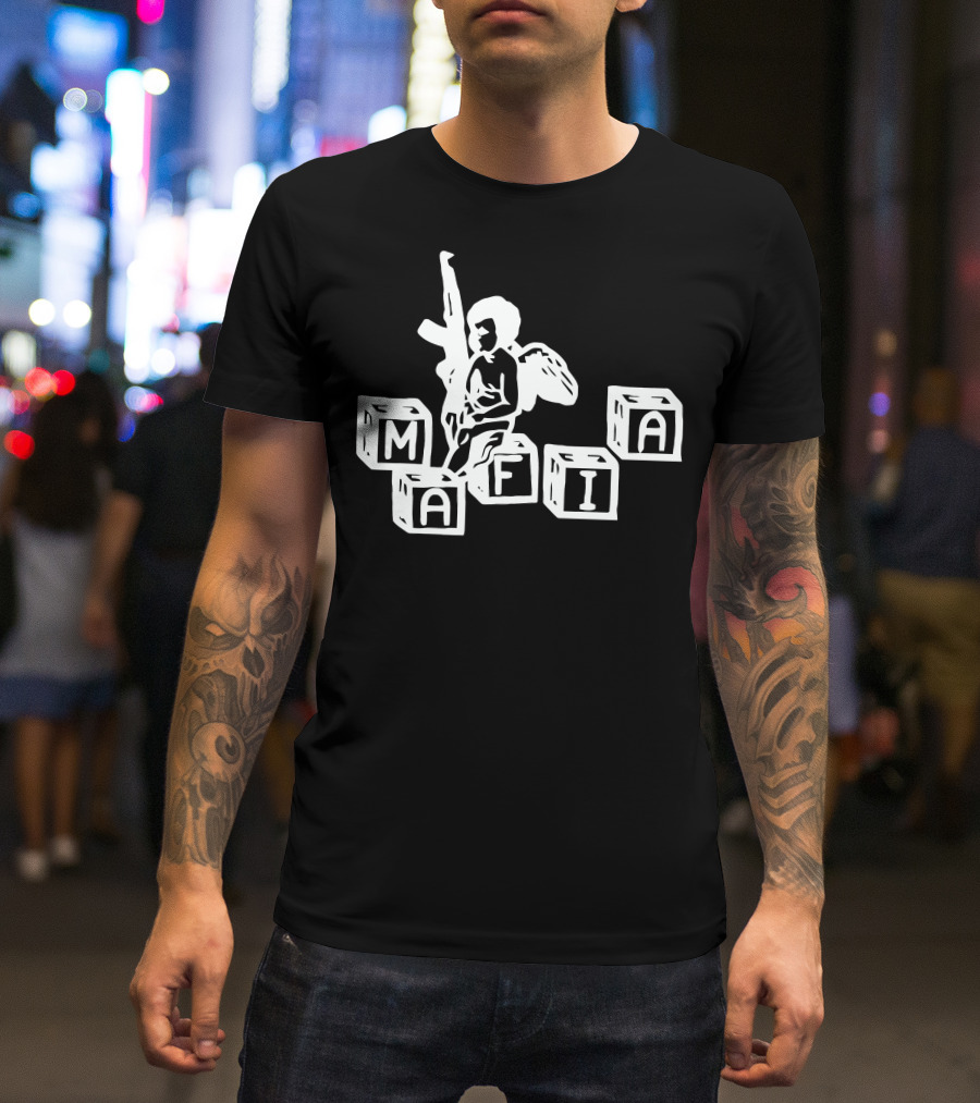 Kai Cenat Mafia Cherub Blocks T-Shirt