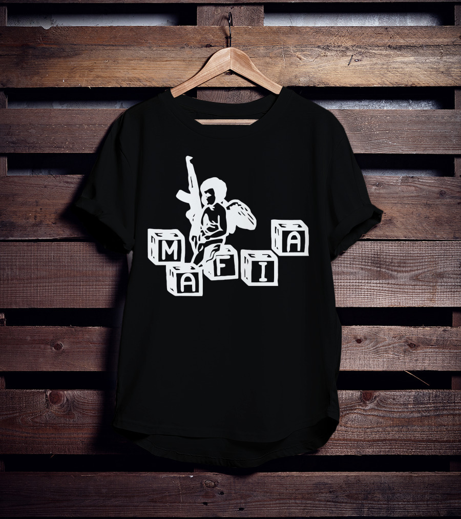 Kai Cenat Mafia Cherub Blocks T-Shirt