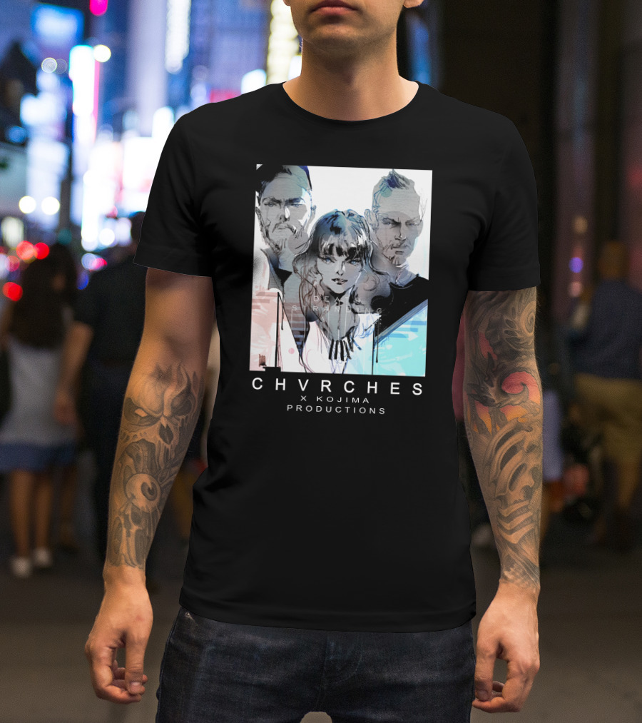 CHVRCHES X Kojima Productions Death Stranding Collaboration T-Shirt