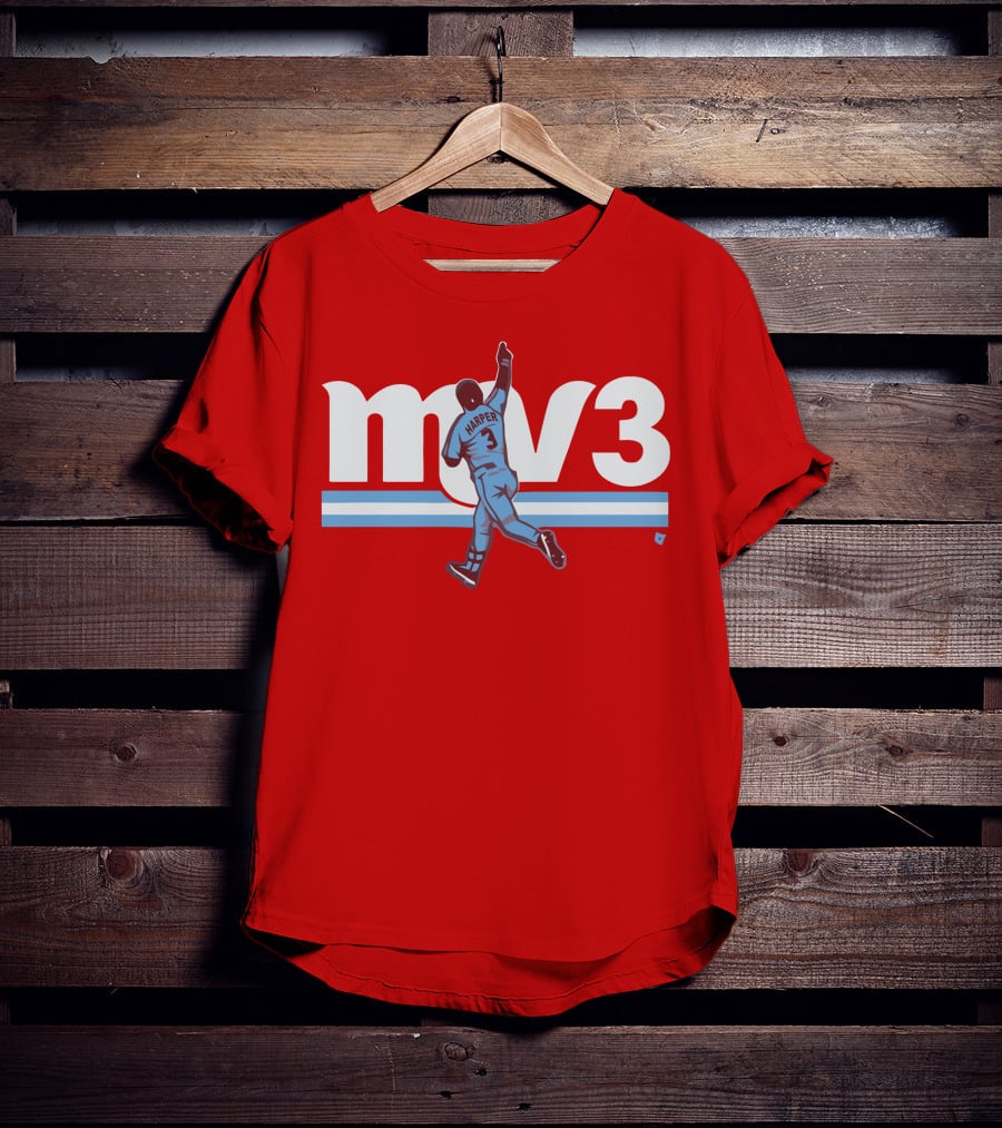 Mv3 Bryce Harper Athletic Tribute Jumping T-Shirt