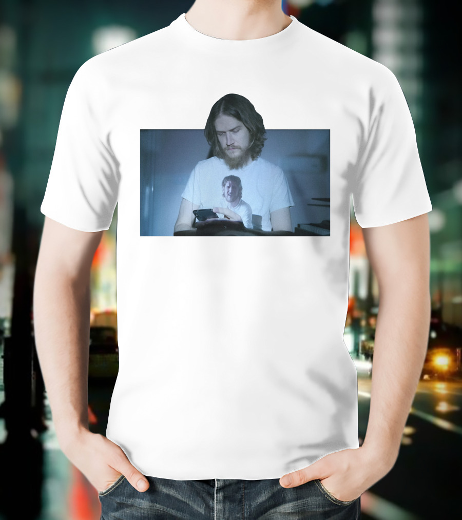 Projection Bo Burnhams White Shirt Digital Illumination T-Shirt
