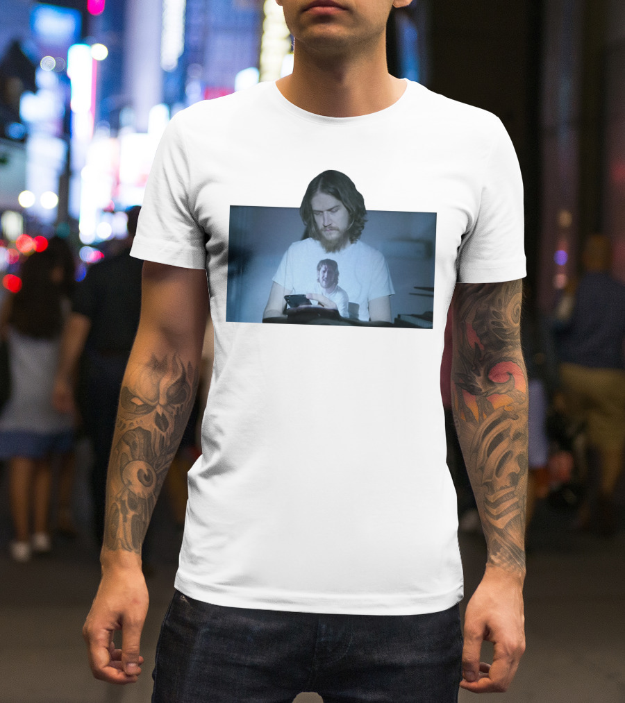 Projection Bo Burnhams White Shirt Digital Illumination T-Shirt