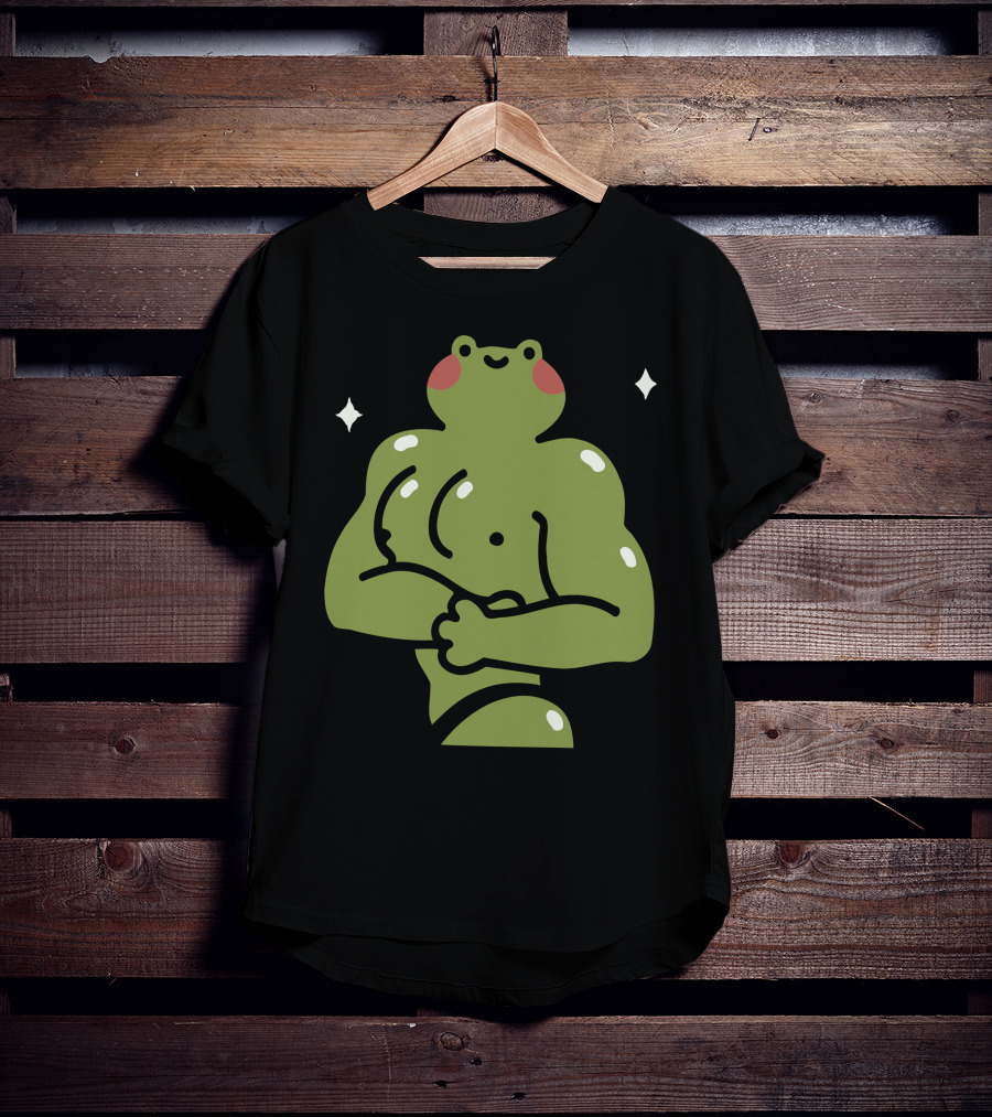 Muscular Ila Frog Con Recovery Pose T-Shirt
