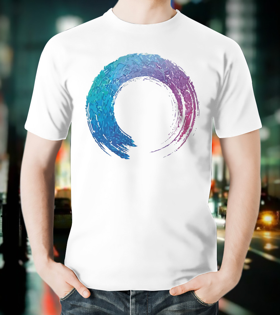 Funilab X Koan Zen Enso Circle Gradient T-Shirt