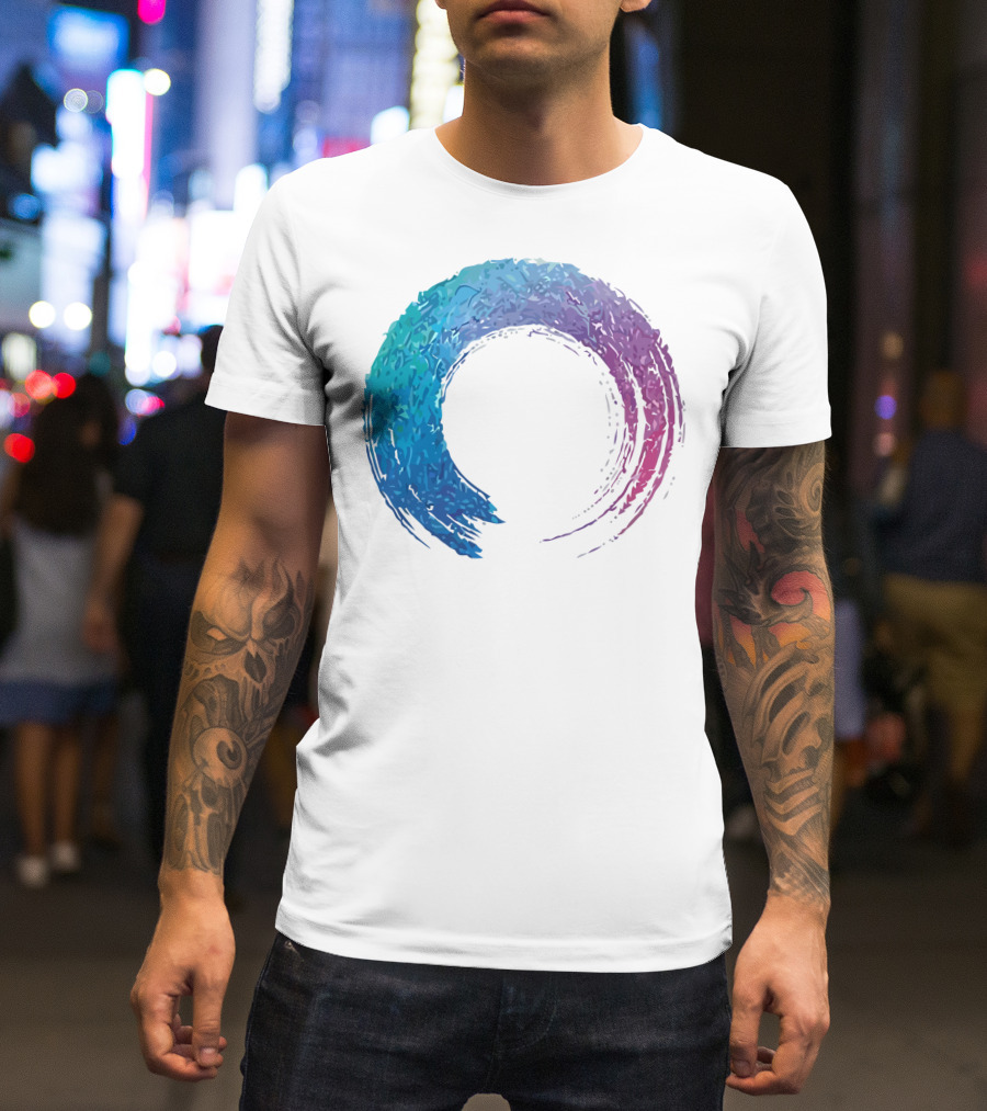 Funilab X Koan Zen Enso Circle Gradient T-Shirt