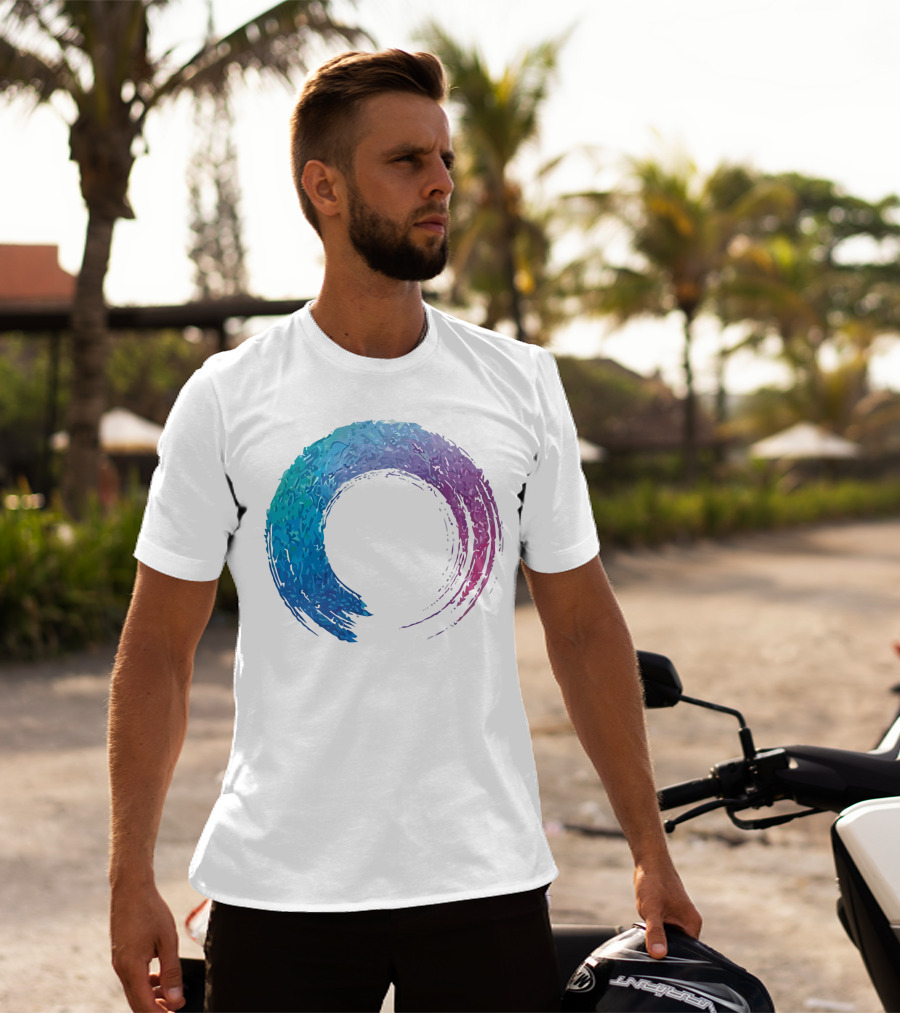 Funilab X Koan Zen Enso Circle Gradient T-Shirt