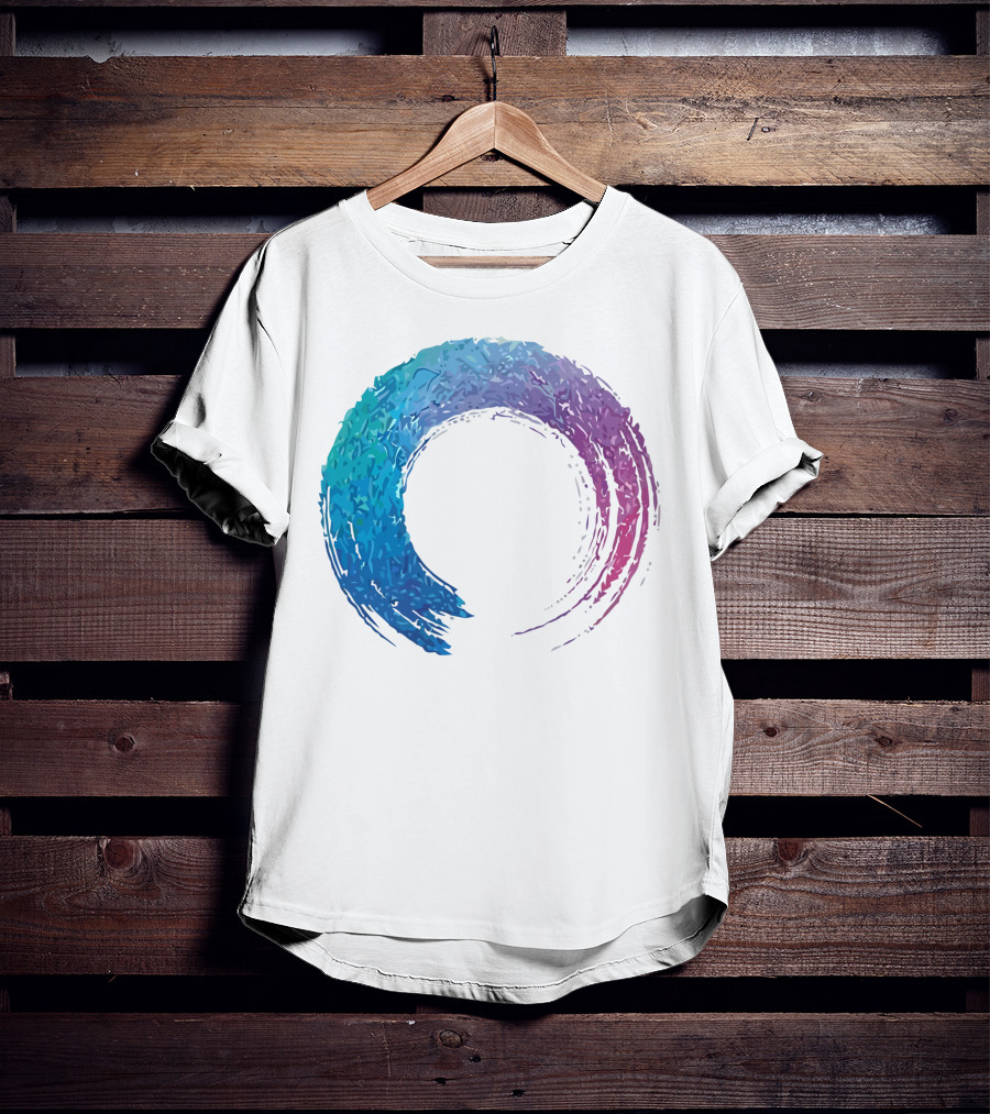 Funilab X Koan Zen Enso Circle Gradient T-Shirt