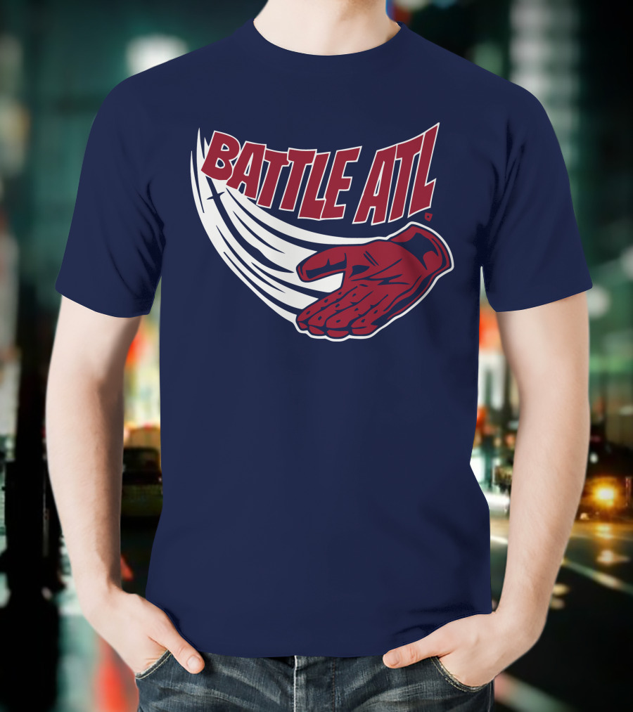 Battle ATL Atlanta Braves Hand Gesture T-Shirt