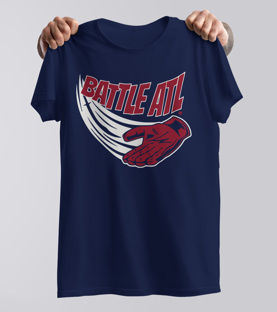 Battle ATL Atlanta Braves Hand Gesture T-Shirt
