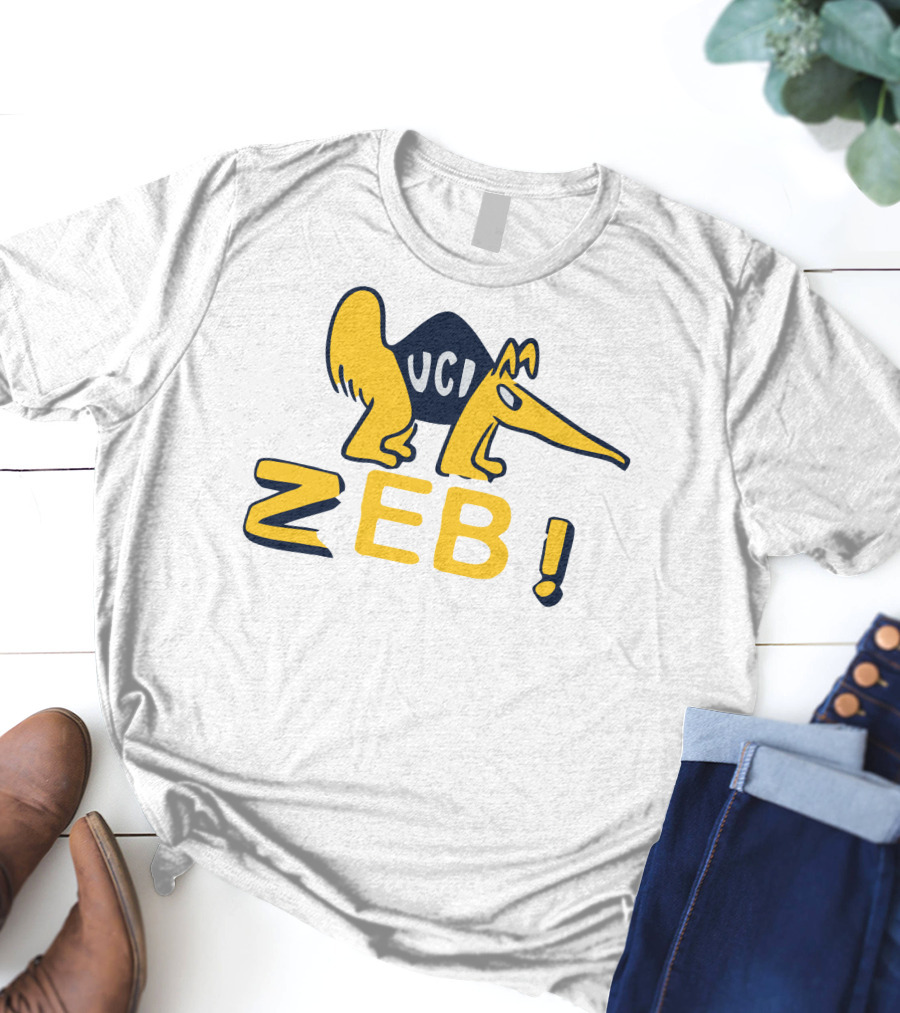 UCI Zeb Baseball Anteater T-Shirt