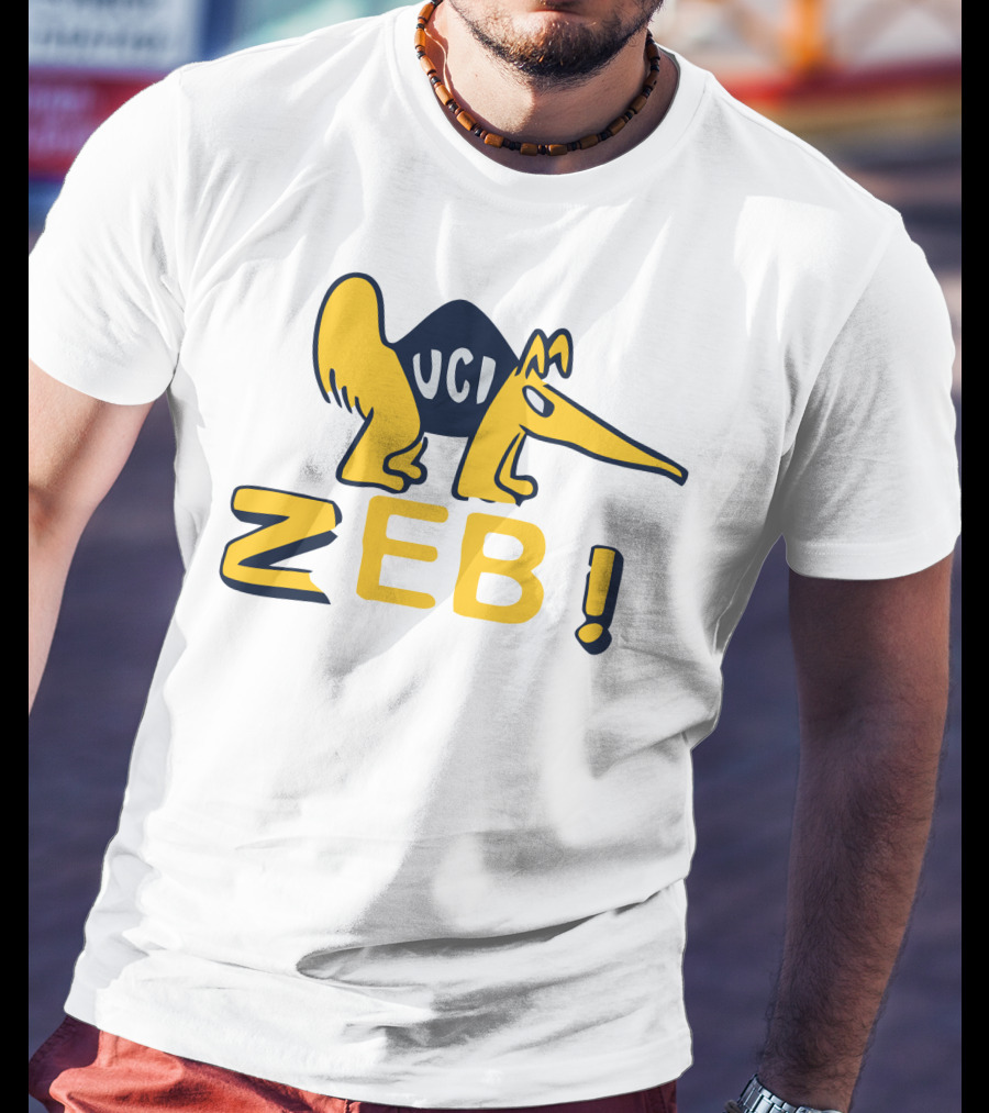UCI Zeb Baseball Anteater T-Shirt