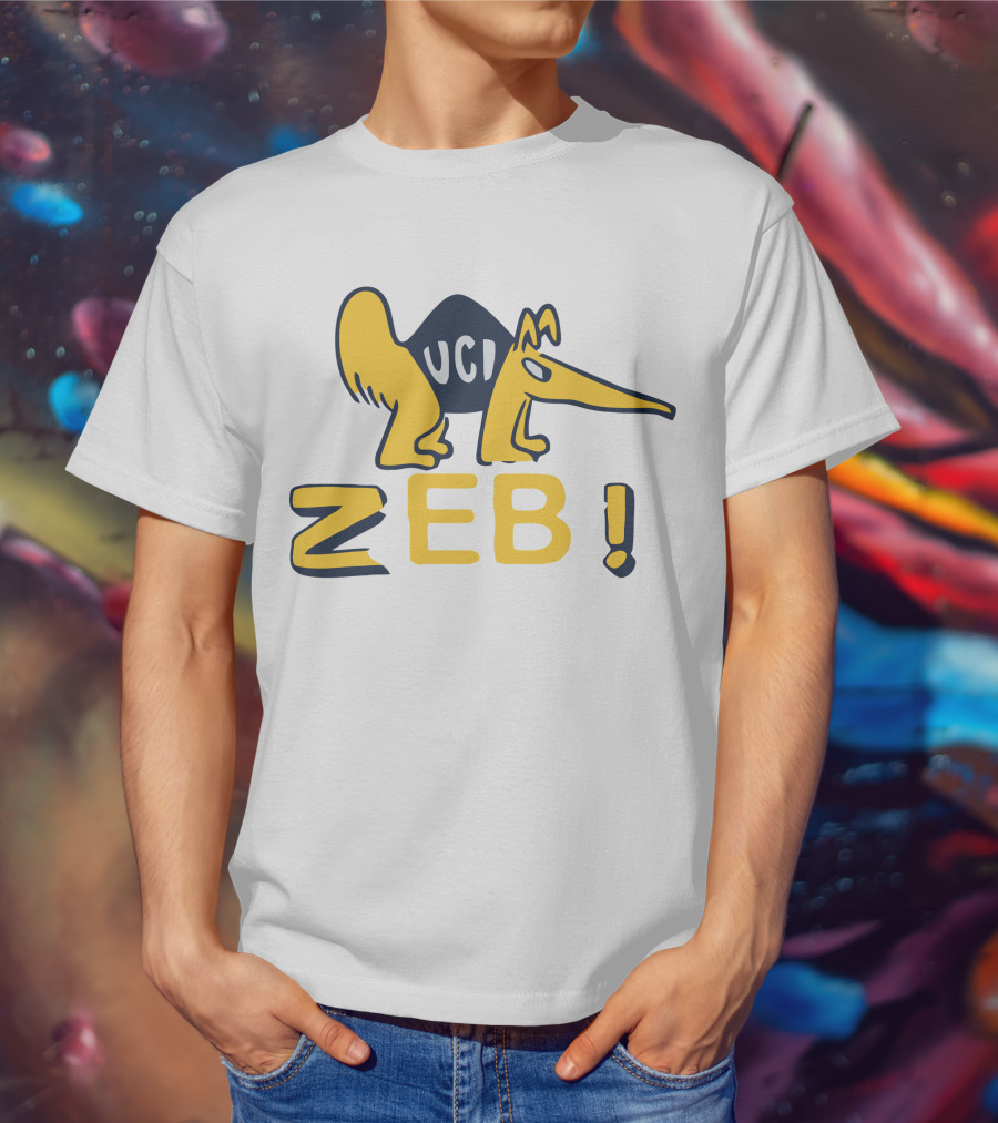 UCI Zeb Baseball Anteater T-Shirt