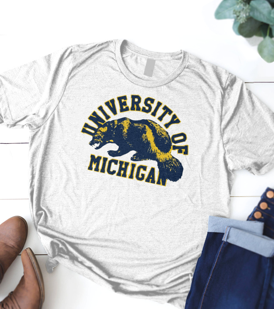 University Of Michigan Wolverines Vintage Wolverine T-Shirt