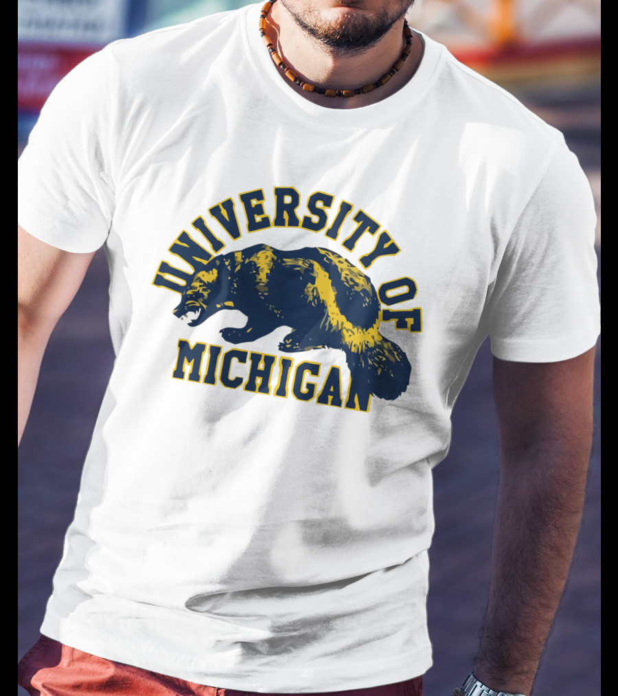 University Of Michigan Wolverines Vintage Wolverine T-Shirt