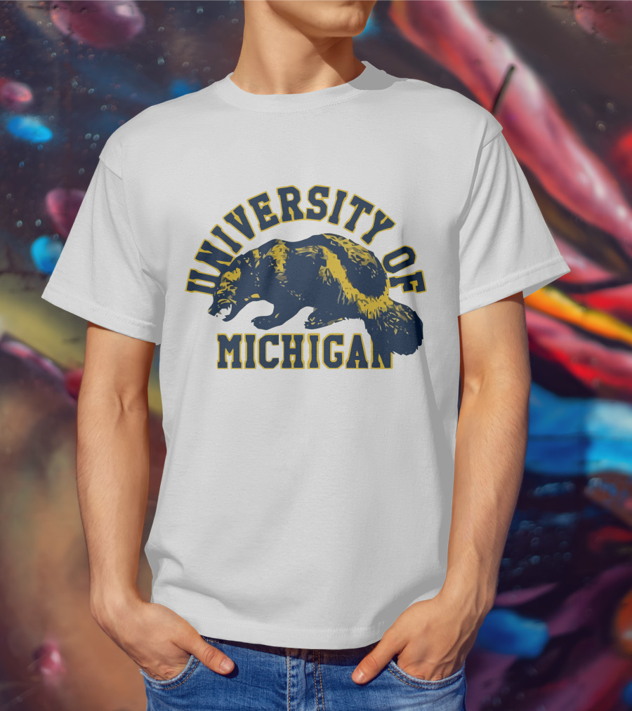 University Of Michigan Wolverines Vintage Wolverine T-Shirt