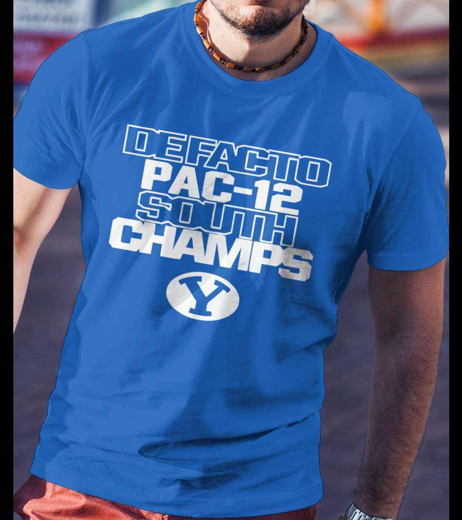DEFACTO PAC-12 SOUTH CHAMPS BYU Y T-Shirt