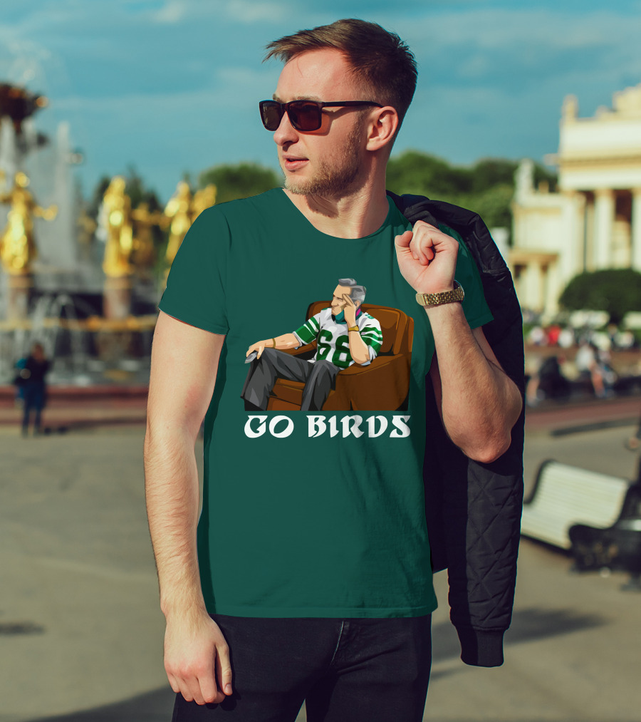 Go Birds Philadelphia Eagles Football 66 Jersey Fan T-Shirt