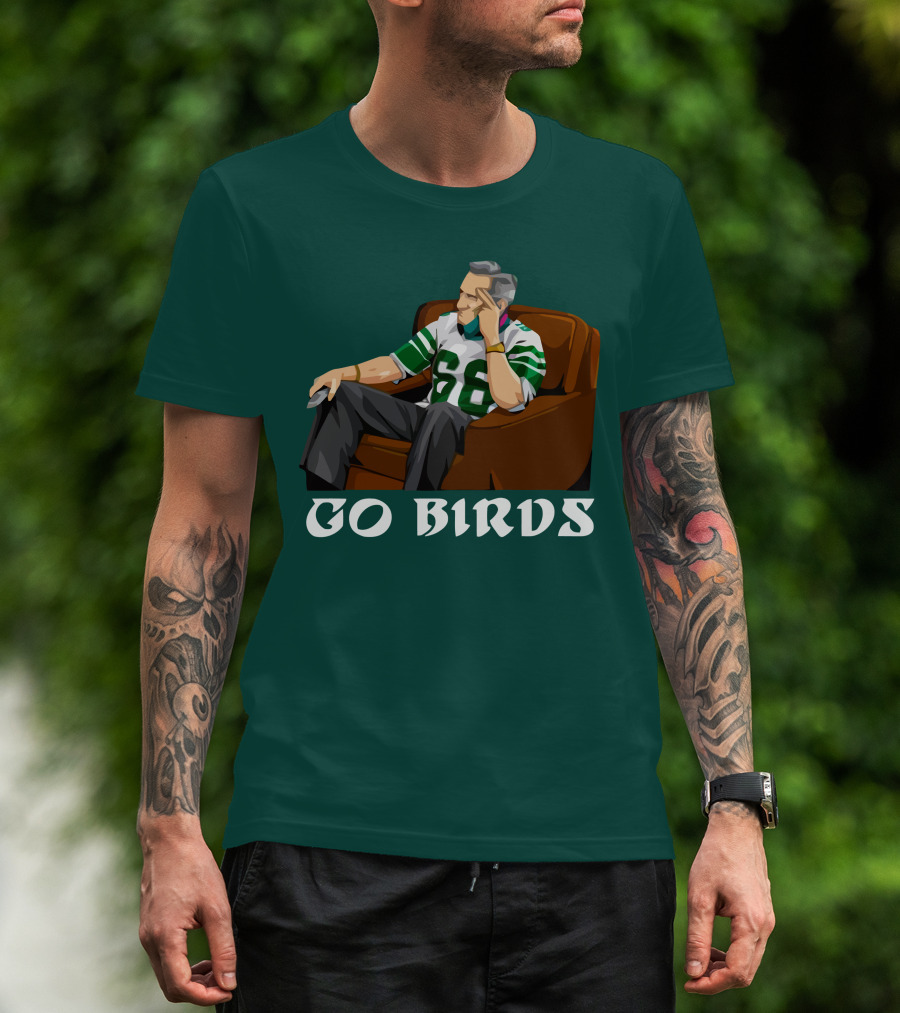 Go Birds Philadelphia Eagles Football 66 Jersey Fan T-Shirt