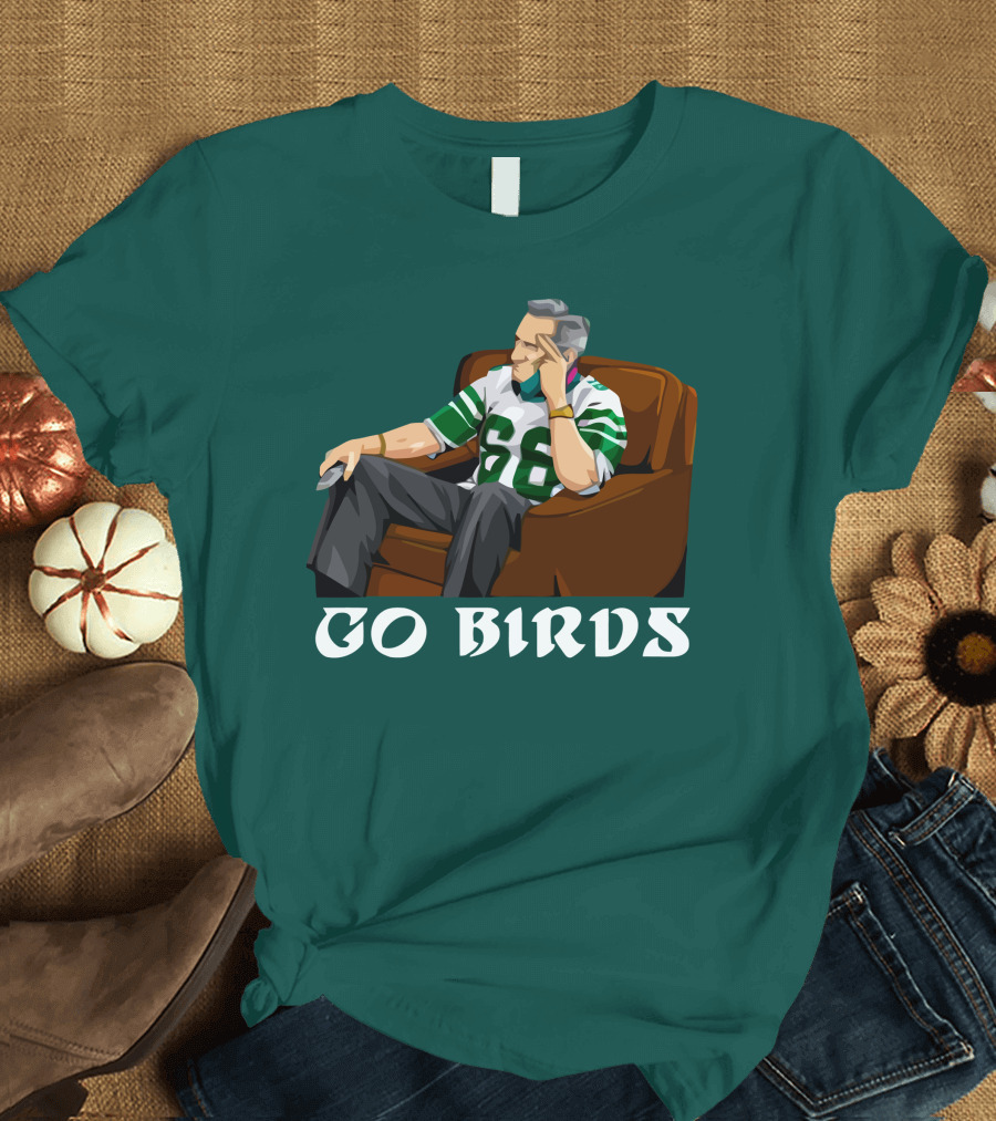 Go Birds Philadelphia Eagles Football 66 Jersey Fan T-Shirt