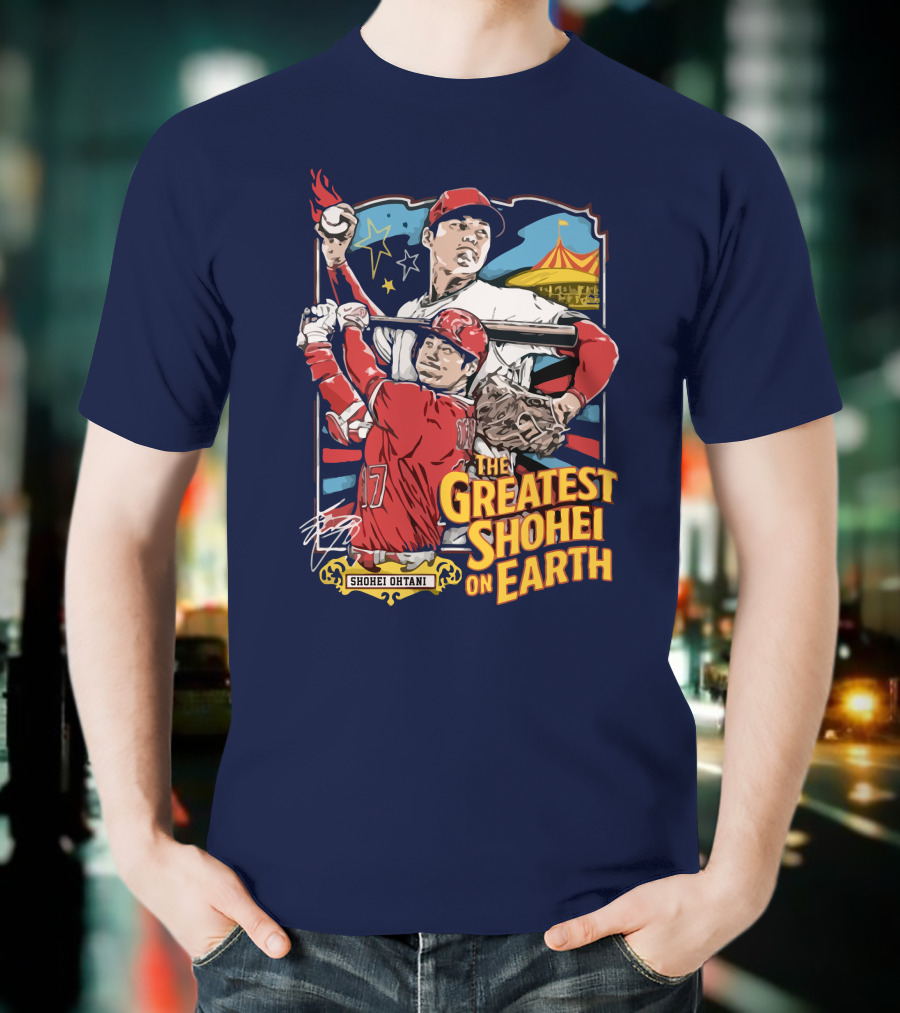 Shohei Ohtani Pitcher And Batter The Greatest Shohei On Earth T-Shirt
