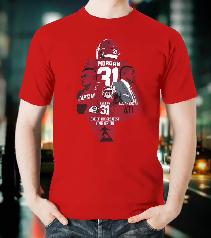 Grant Morgan One Of The Greatest Captain All American 479 T-Shirt
