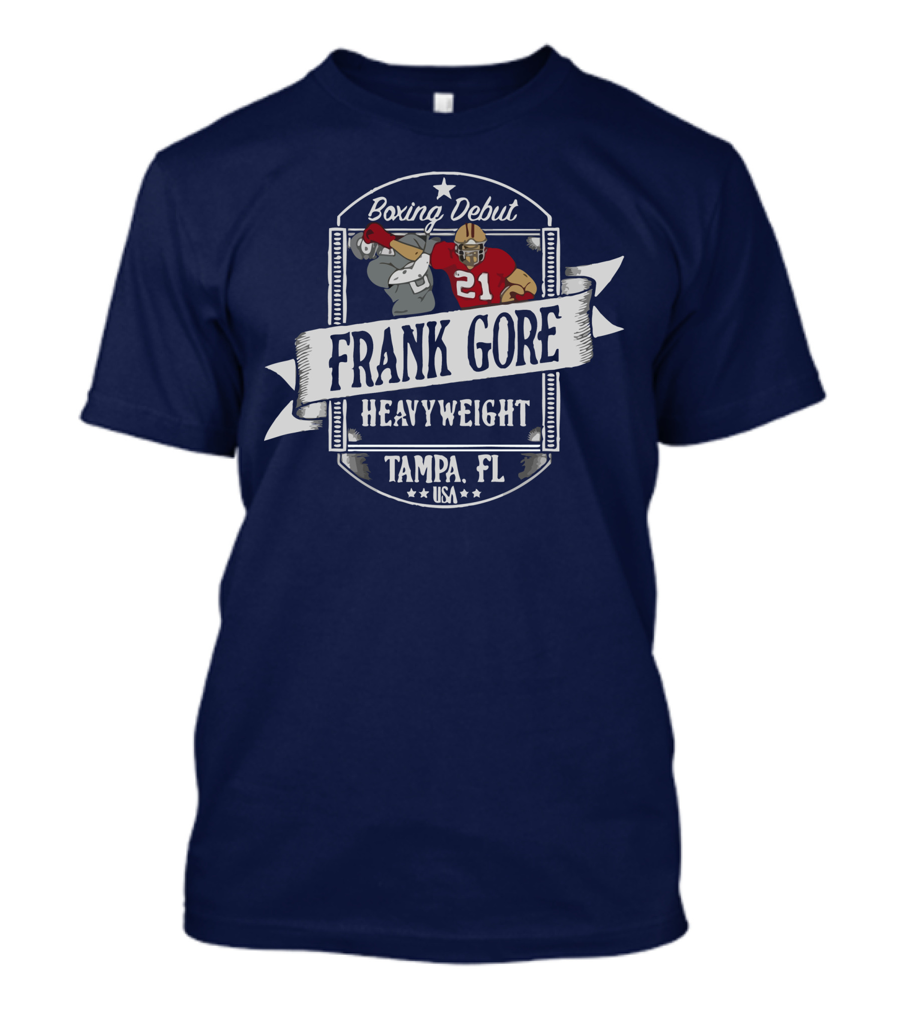 Frank Gore Boxing Debut Heavyweight Tampa FL USA T-Shirt