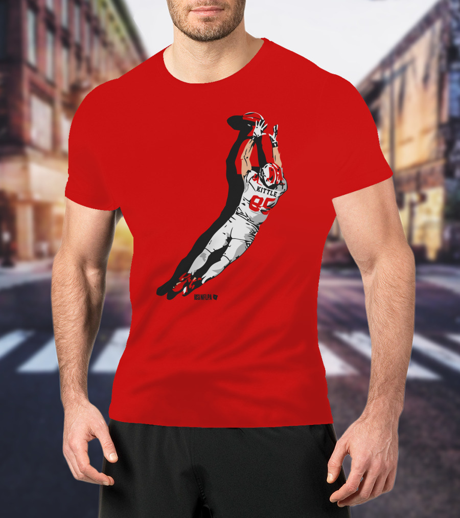 George Kittle 85 NFLPA The Grab Football Catch T-Shirt