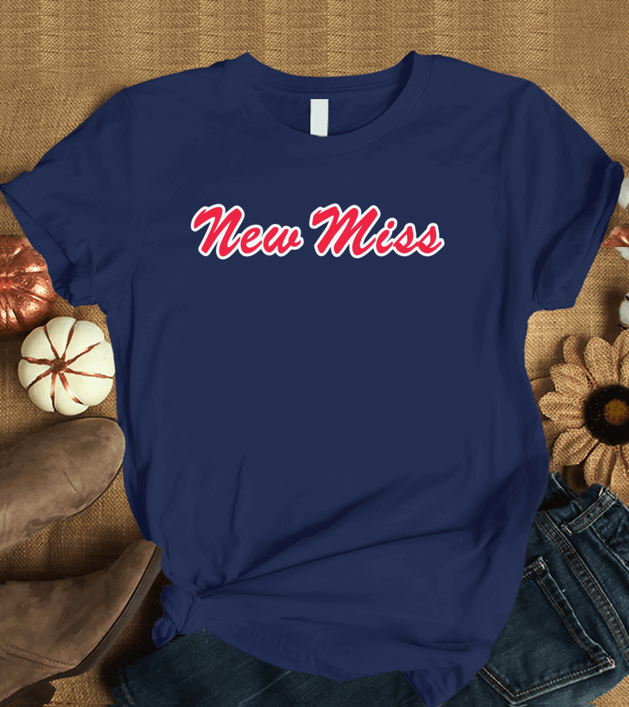 New Miss Vintage Collegiate Script T-Shirt