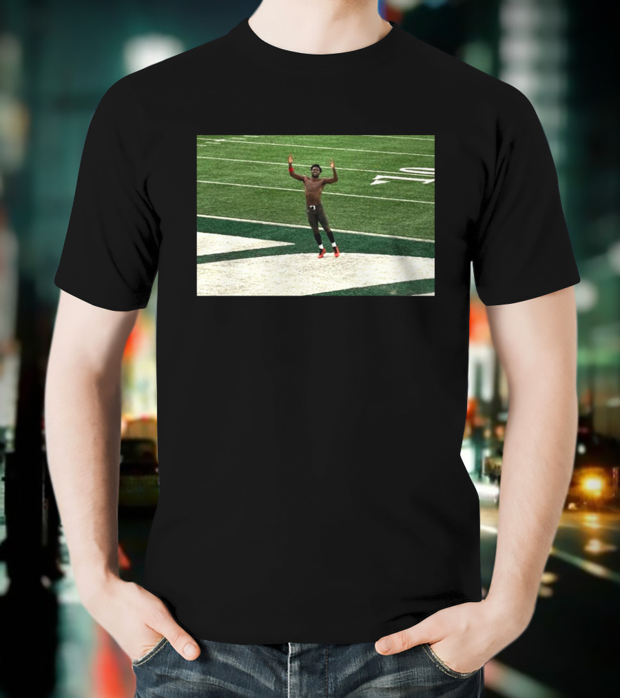 Antonio Brown Throws Takes Off End Zone Walk Off Victory Celebration NFL Game T-Shirt