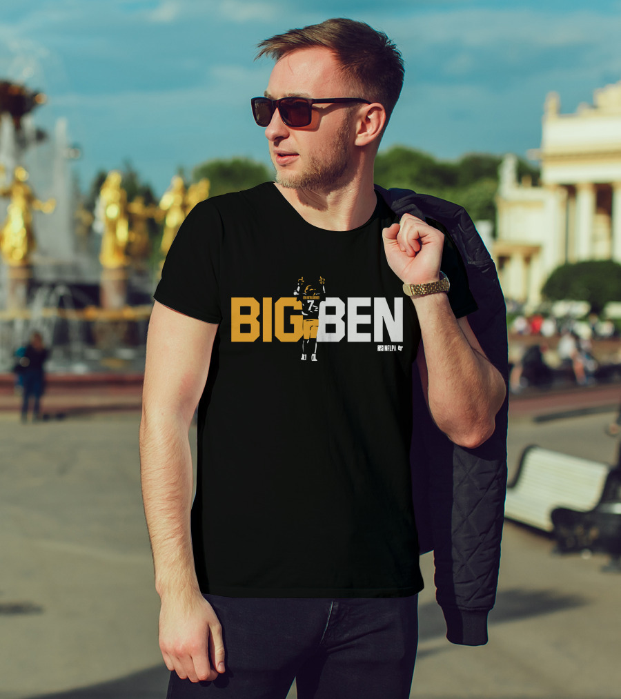 BIG BEN Ben Roethlisberger One Last Time NFLPA T-Shirt