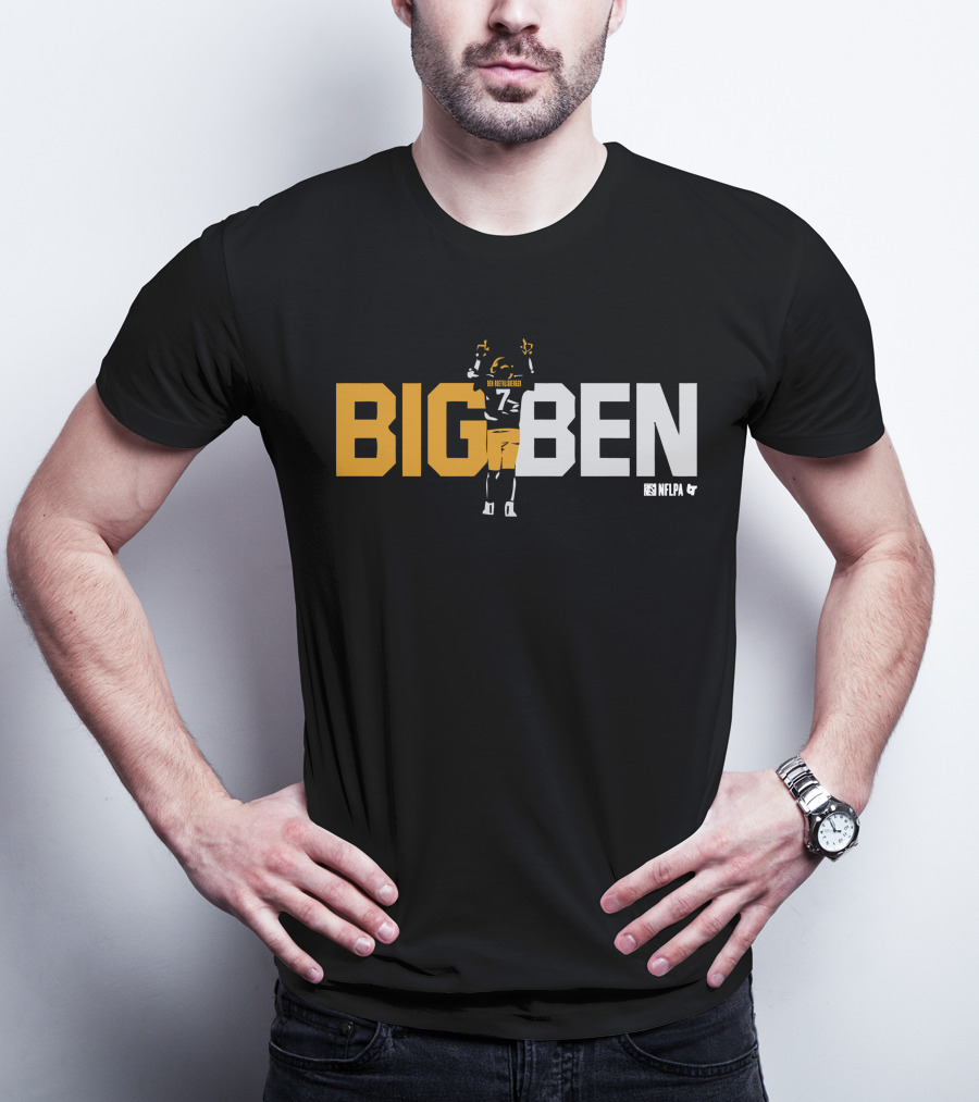 BIG BEN Ben Roethlisberger One Last Time NFLPA T-Shirt