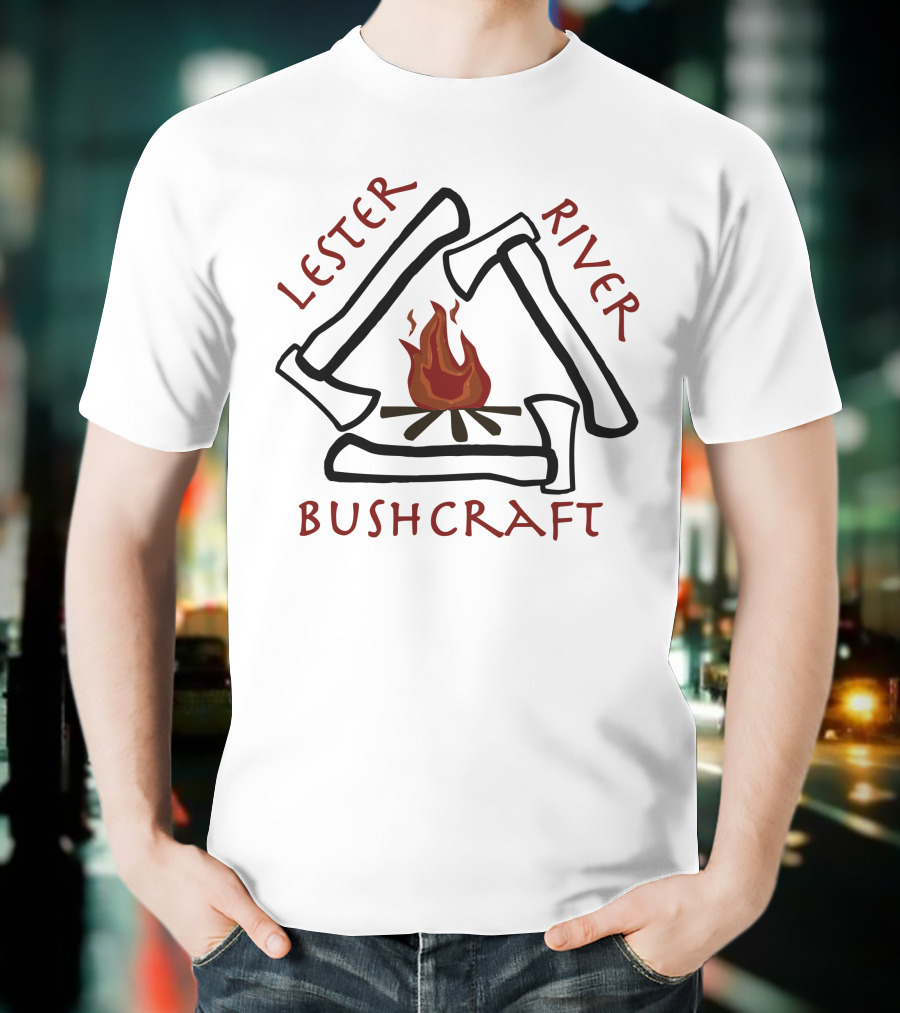 Lester River Bushcraft Axes And Campfire T-Shirt