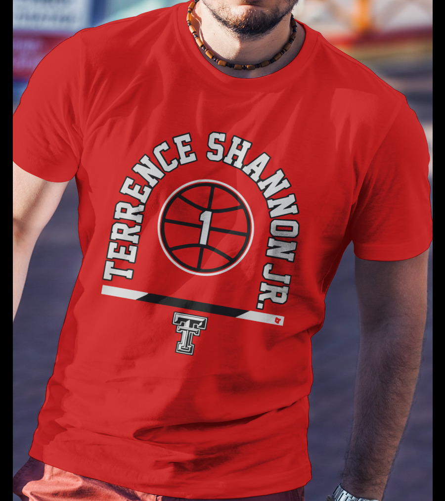 Terrence Shannon Jr. Texas Tech Basketball Number 1 T-Shirt