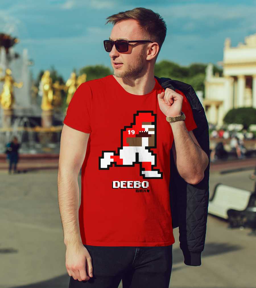 Deebo Samuel 8-Bit Retro NFLPA Number 19 Football T-Shirt