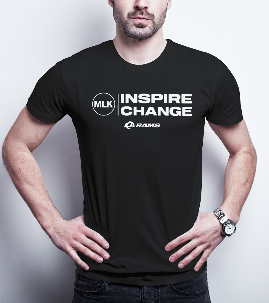 MLK Inspire Change Rams T-Shirt