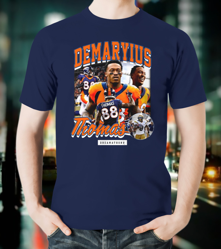 Von Miller Demaryius Thomas Dreamathon Denver Broncos Tribute 88 T-Shirt
