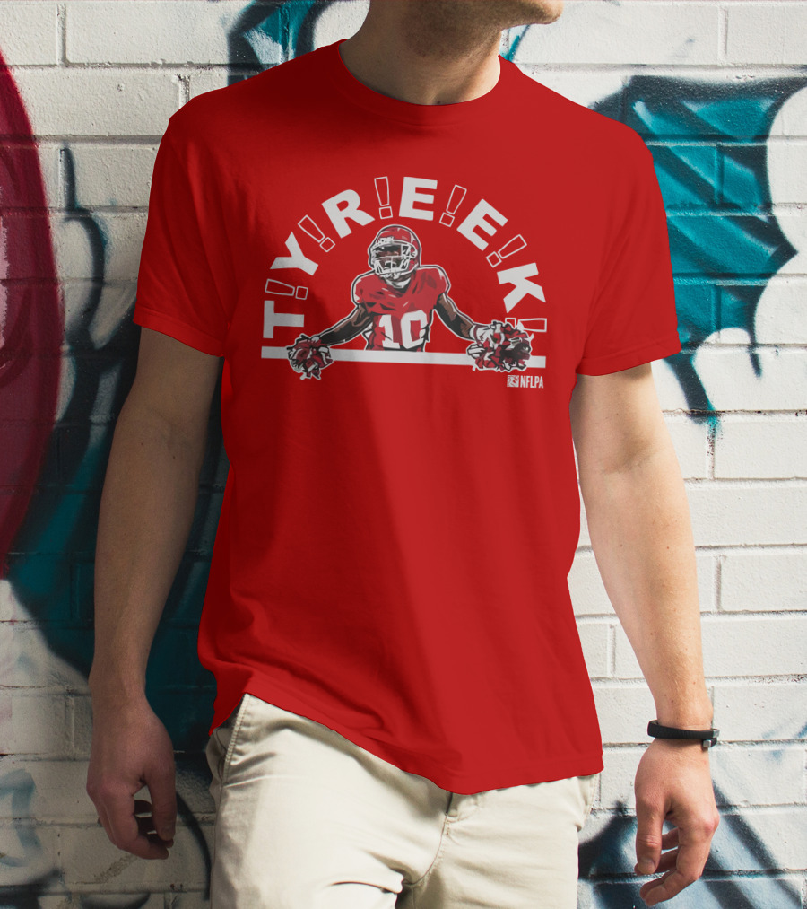 TYREEK NFLPA Football Pom-Poms T-Shirt