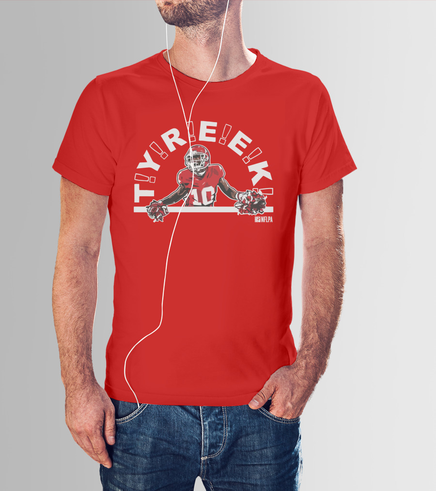 TYREEK NFLPA Football Pom-Poms T-Shirt