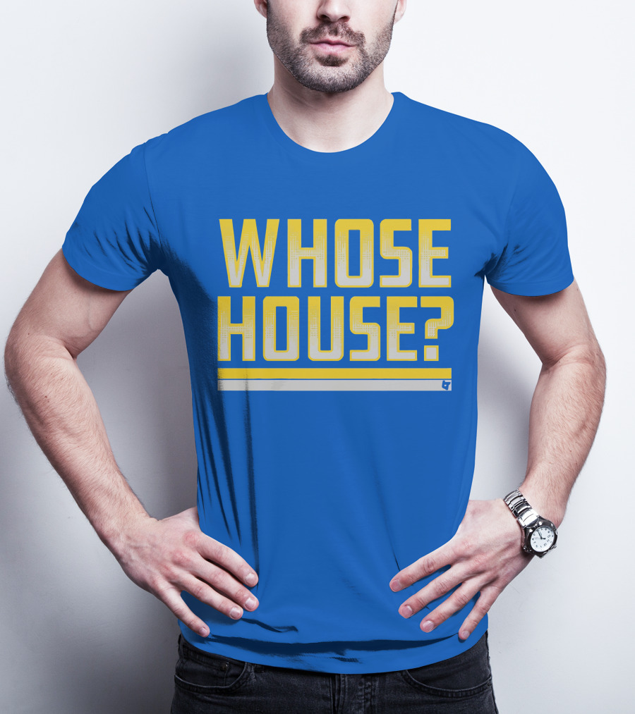 Los Angeles Rams Whose House Blue T-Shirt