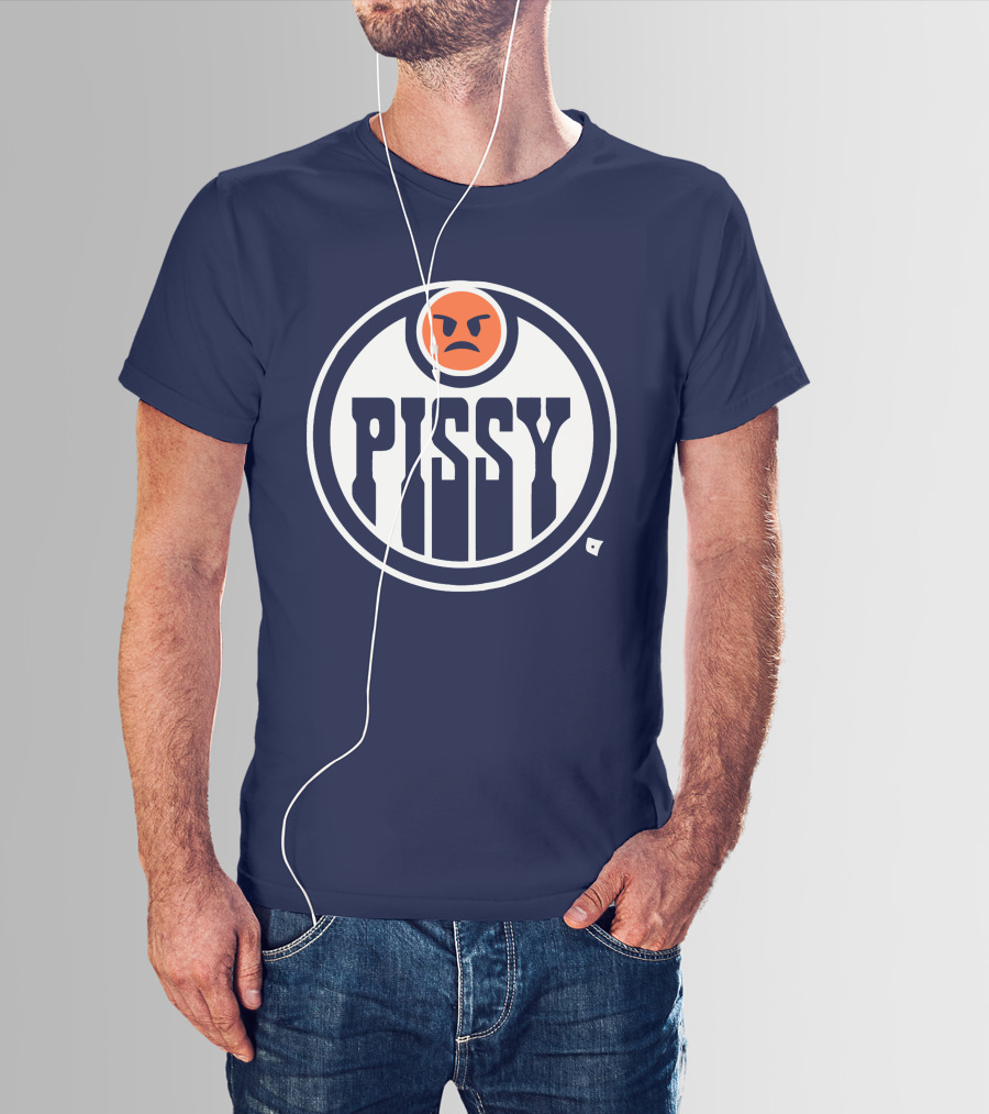 Pissy Emoticon Oilers T-Shirt
