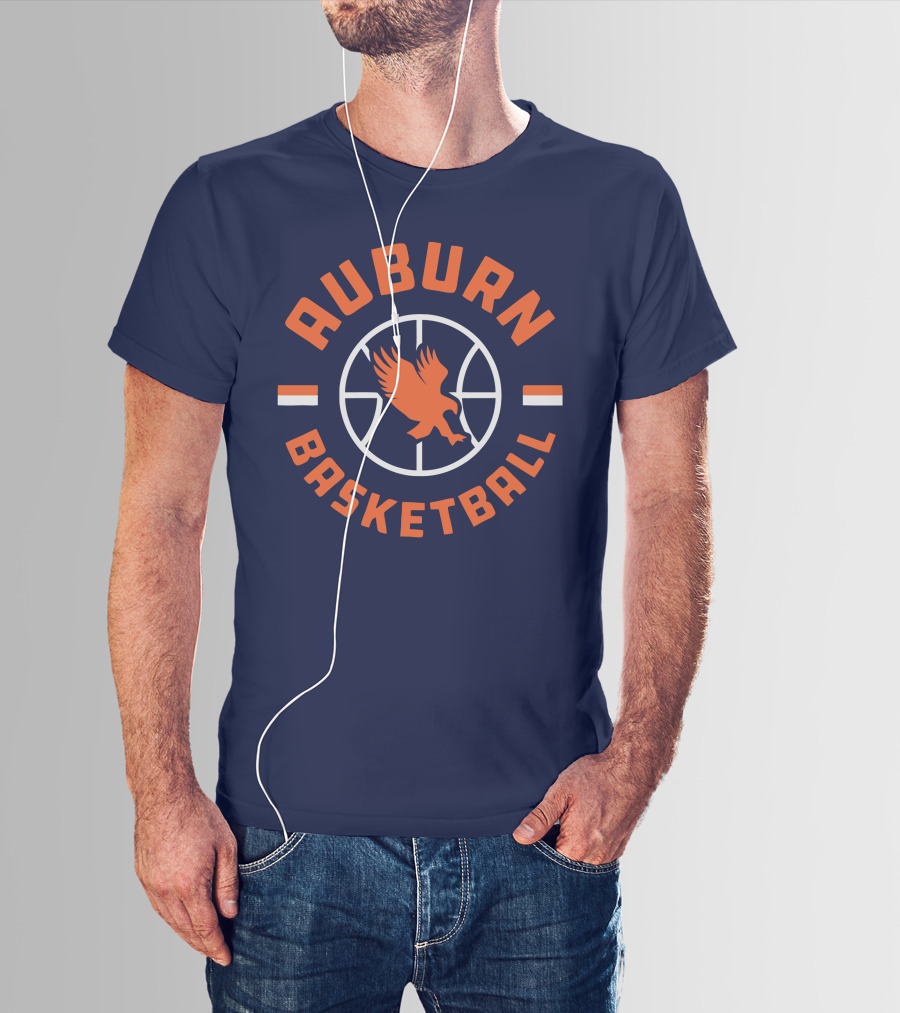 Auburn Basketball Eagle Hoop T-Shirt
