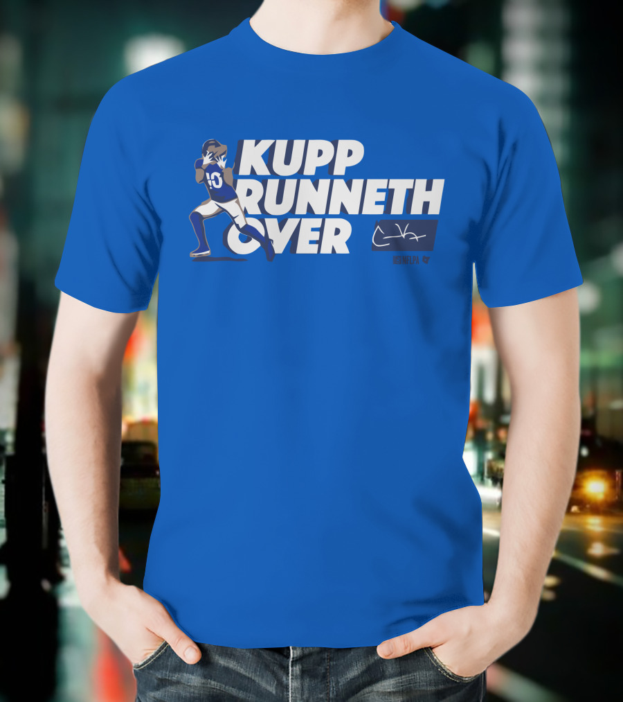 Kupp Runneth Over Cooper Kupp NFLPA 10 Football Player T-Shirt