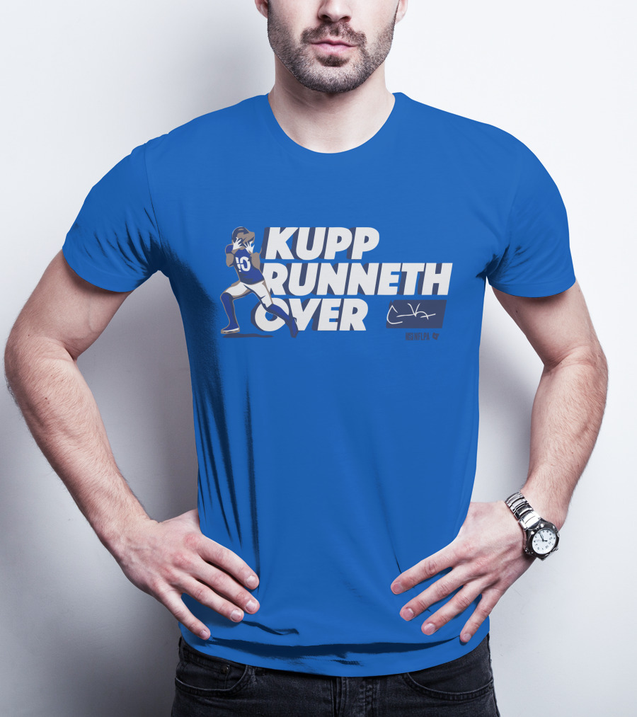Kupp Runneth Over Cooper Kupp NFLPA 10 Football Player T-Shirt